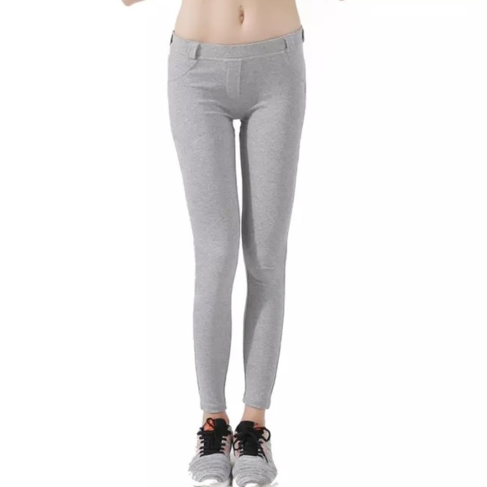 Push Up Gray Leggings - Picture 6 of 8